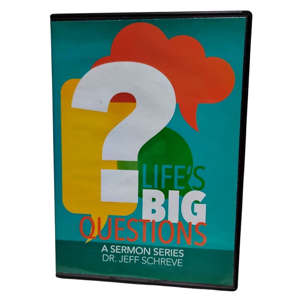 Lifes Big Questions DVD Set Sermon Series by Dr. Jeff Schreve Purpose Life Faith